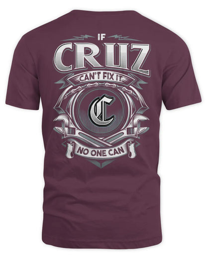 CRUZ AP81-K4-626 - Personalized Ahmed Quote Apparel “If Ahmed Can't Fix It, No One Can” - Unisex Standard T-Shirt - Maroon