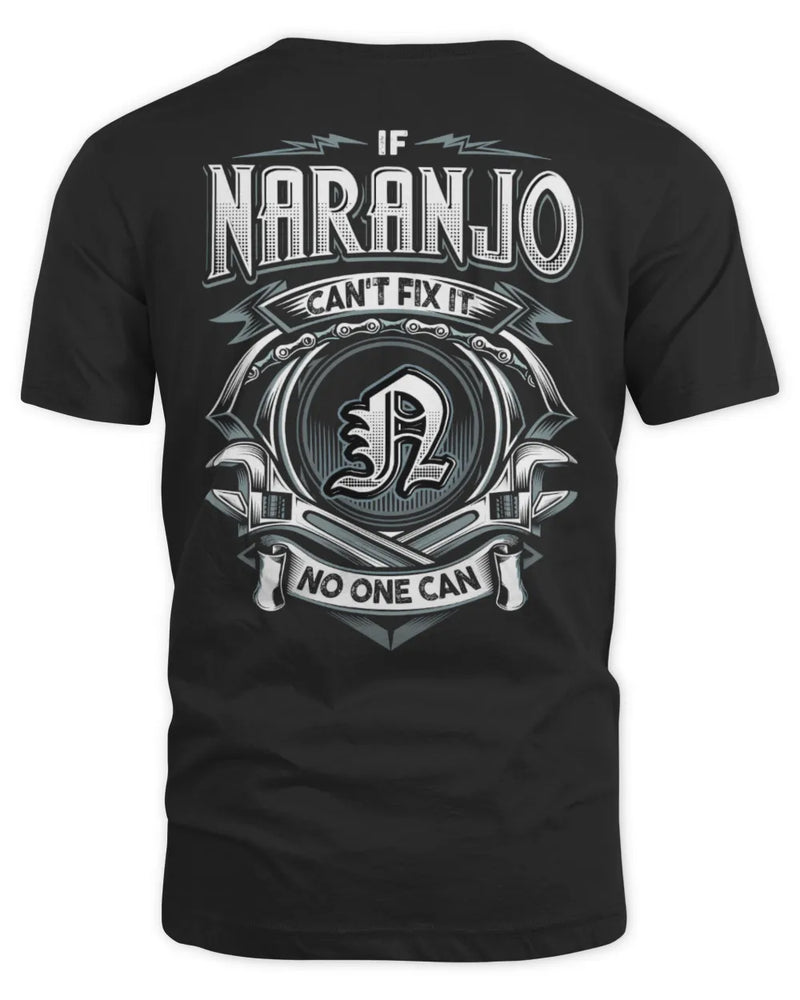 NARANJO AP81-K4-626 - Personalized Ahmed Quote Apparel “If Ahmed Can't Fix It, No One Can” - Unisex Standard T-Shirt - Black