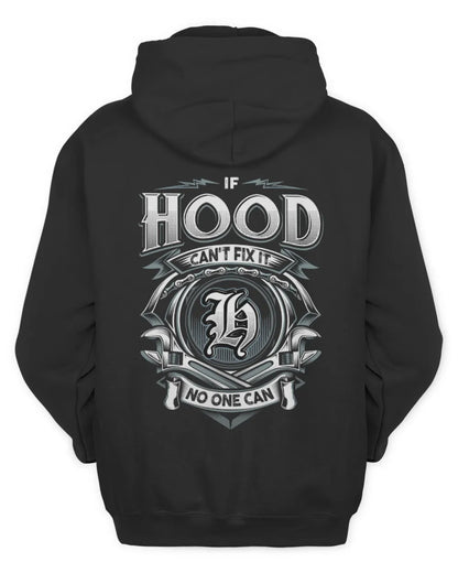 HOOD AP81-K4-626 - Personalized Ahmed Quote Apparel “If Ahmed Can't Fix It, No One Can” - Unisex Hoodie - Black