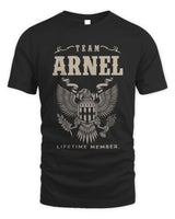 ARNEL TP06-K82 – Personalized Classic Style Apparel “Team NAME Lifetime Member” - Unisex Standard T-Shirt - Black