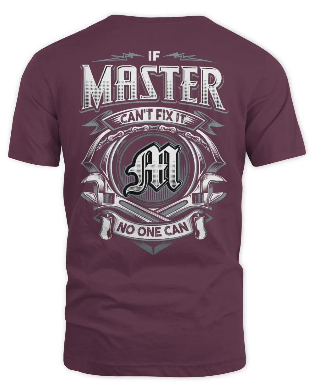 MASTER AP81-K4-626 - Personalized Ahmed Quote Apparel “If Ahmed Can't Fix It, No One Can” - Unisex Standard T-Shirt - Maroon