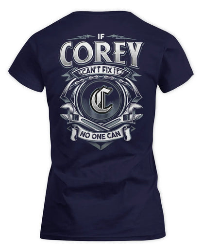 COREY AP81-K4-626 - Personalized Ahmed Quote Apparel “If Ahmed Can't Fix It, No One Can” - Women's Standard T-Shirt - Navy