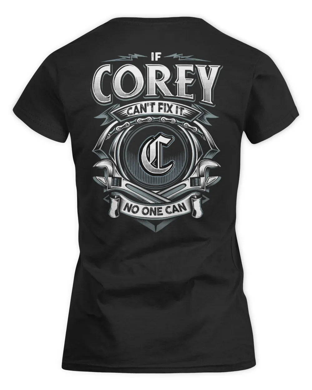 COREY AP81-K4-626 - Personalized Ahmed Quote Apparel “If Ahmed Can't Fix It, No One Can” - Women's Standard T-Shirt - Black