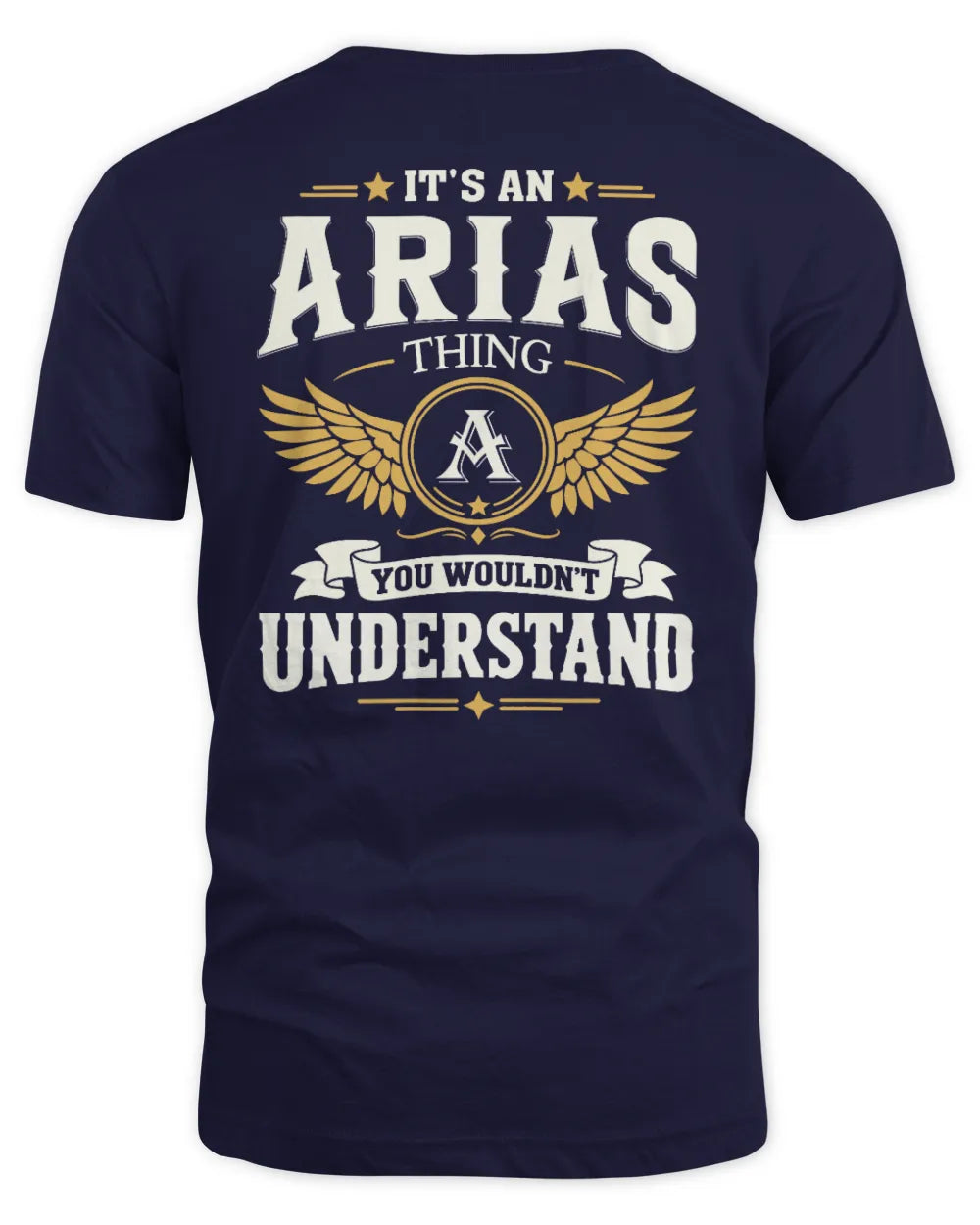 ARIAS KT06-M008 It’s a [NAME] Thing – You Wouldn’t Understand | Personalized Vintage T-Shirt - Unisex Standard T-Shirt - Navy
