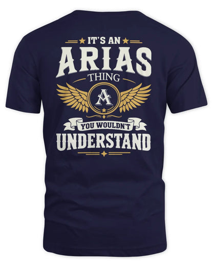 ARIAS KT06-M008 It’s a [NAME] Thing – You Wouldn’t Understand | Personalized Vintage T-Shirt - Unisex Standard T-Shirt - Navy