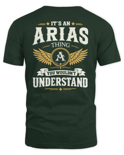 ARIAS KT06-M008 It’s a [NAME] Thing – You Wouldn’t Understand | Personalized Vintage T-Shirt - Unisex Standard T-Shirt - Forest Green