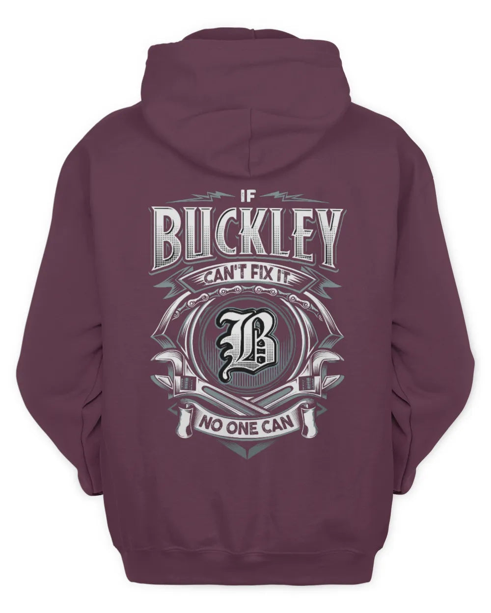 BUCKLEY AP81-K4-626 - Personalized Ahmed Quote Apparel “If Ahmed Can't Fix It, No One Can” - Unisex Hoodie - Maroon