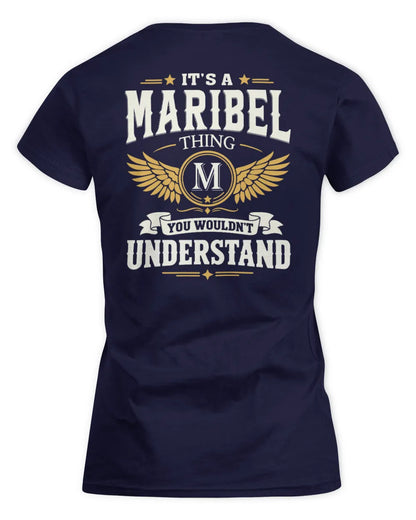 MARIBEL KT06-M008 It’s a [NAME] Thing – You Wouldn’t Understand | Personalized Vintage T-Shirt - Women's Standard T-Shirt - Navy