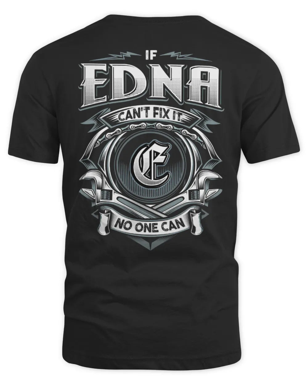 EDNA AP81-K4-626 - Personalized Ahmed Quote Apparel “If Ahmed Can't Fix It, No One Can” - Unisex Standard T-Shirt - Black