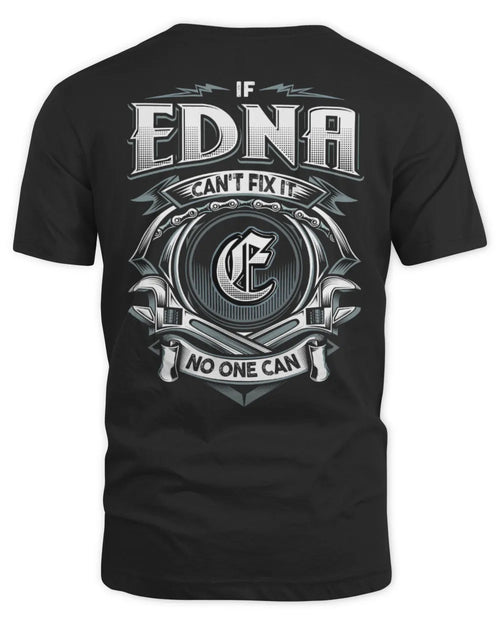 EDNA AP81-K4-626 - Personalized Ahmed Quote Apparel “If Ahmed Can't Fix It, No One Can” - Unisex Standard T-Shirt - Black