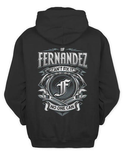 FERNANDEZ AP81-K4-626 - Personalized Ahmed Quote Apparel “If Ahmed Can't Fix It, No One Can” - Unisex Hoodie - Black