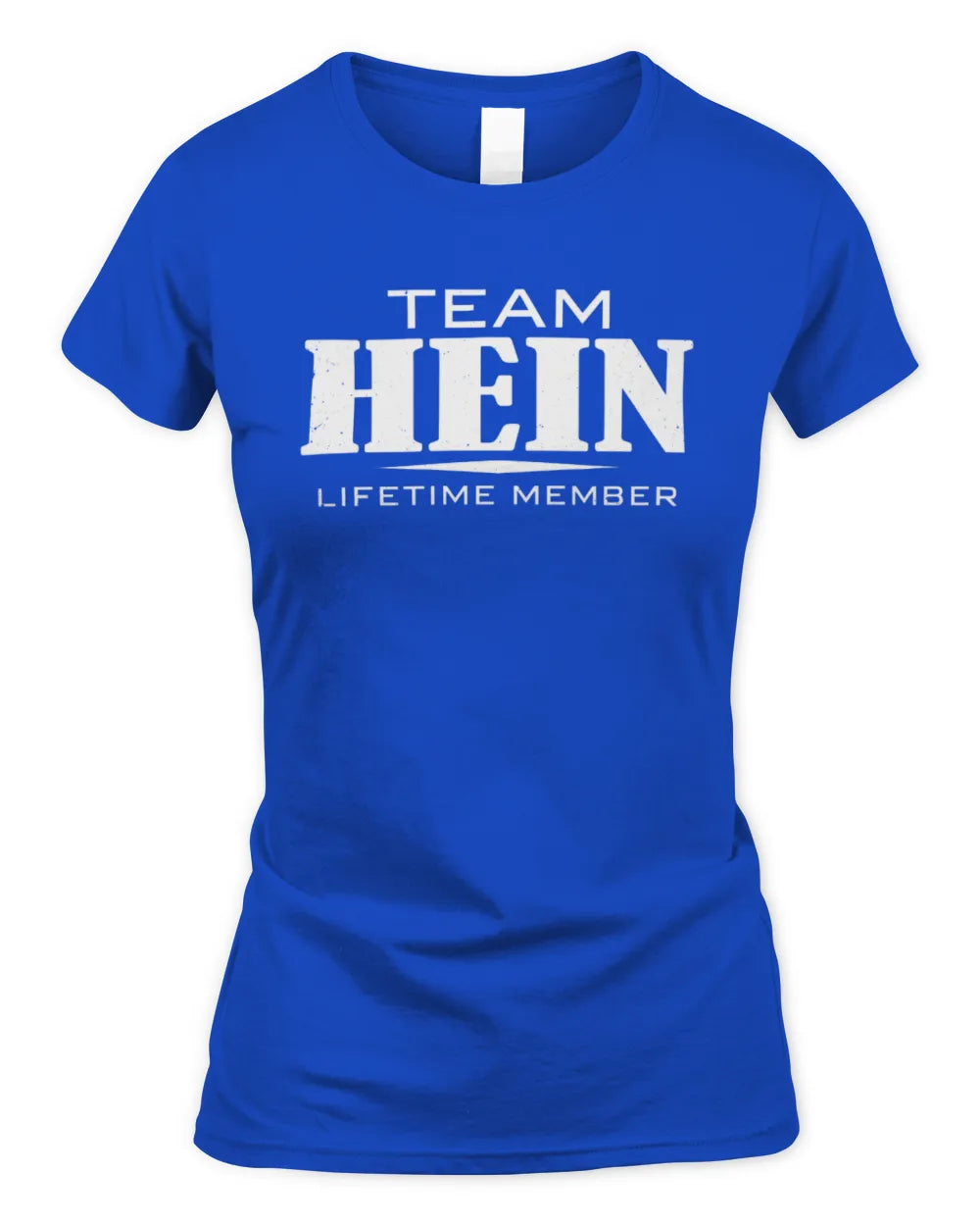 HEIN BL62-K4-128 - Personalized “Team NAME Lifetime Member” - Women's Standard T-Shirt - Royal