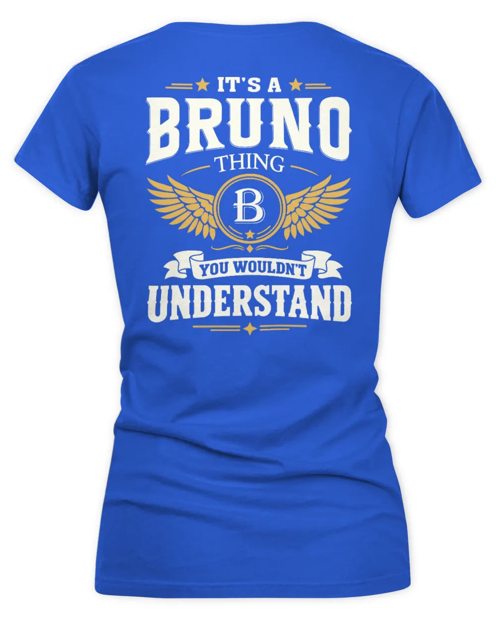 BRUNO KT06-M008 It’s a [NAME] Thing – You Wouldn’t Understand | Personalized Vintage T-Shirt - Women's V-Neck T-Shirt - Royal