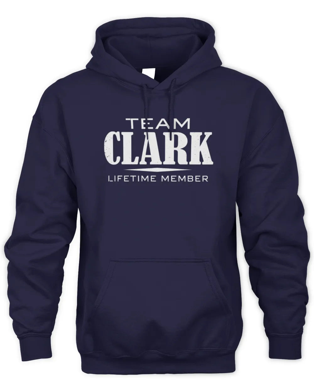 CLARK BL62-K4-128 - Personalized “Team NAME Lifetime Member” - Unisex Hoodie - Navy