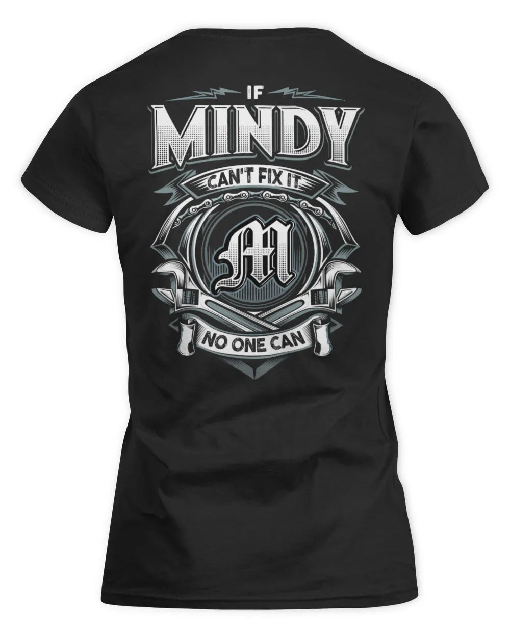 MINDY AP81-K4-626 - Personalized Ahmed Quote Apparel “If Ahmed Can't Fix It, No One Can” - Women's Standard T-Shirt - Black
