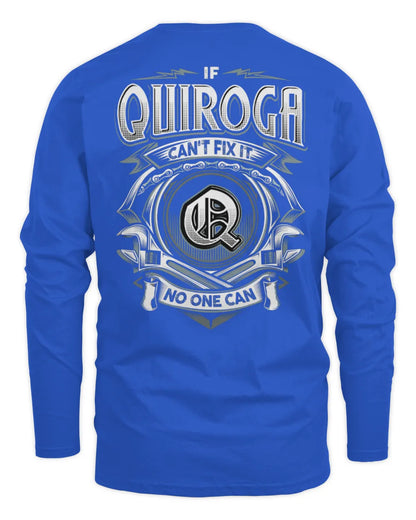 QUIROGA AP81-K4-626 - Personalized Ahmed Quote Apparel “If Ahmed Can't Fix It, No One Can” - Men's Long Sleeved T-Shirt - Royal