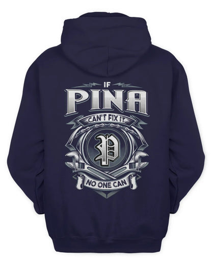 PINA AP81-K4-626 - Personalized Ahmed Quote Apparel “If Ahmed Can't Fix It, No One Can” - Unisex Hoodie - Navy
