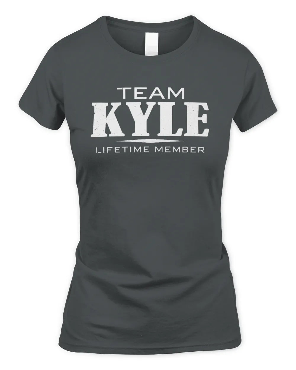 KYLE BL62-K4-128 - Personalized “Team NAME Lifetime Member” - Women's Standard T-Shirt - Charcoal