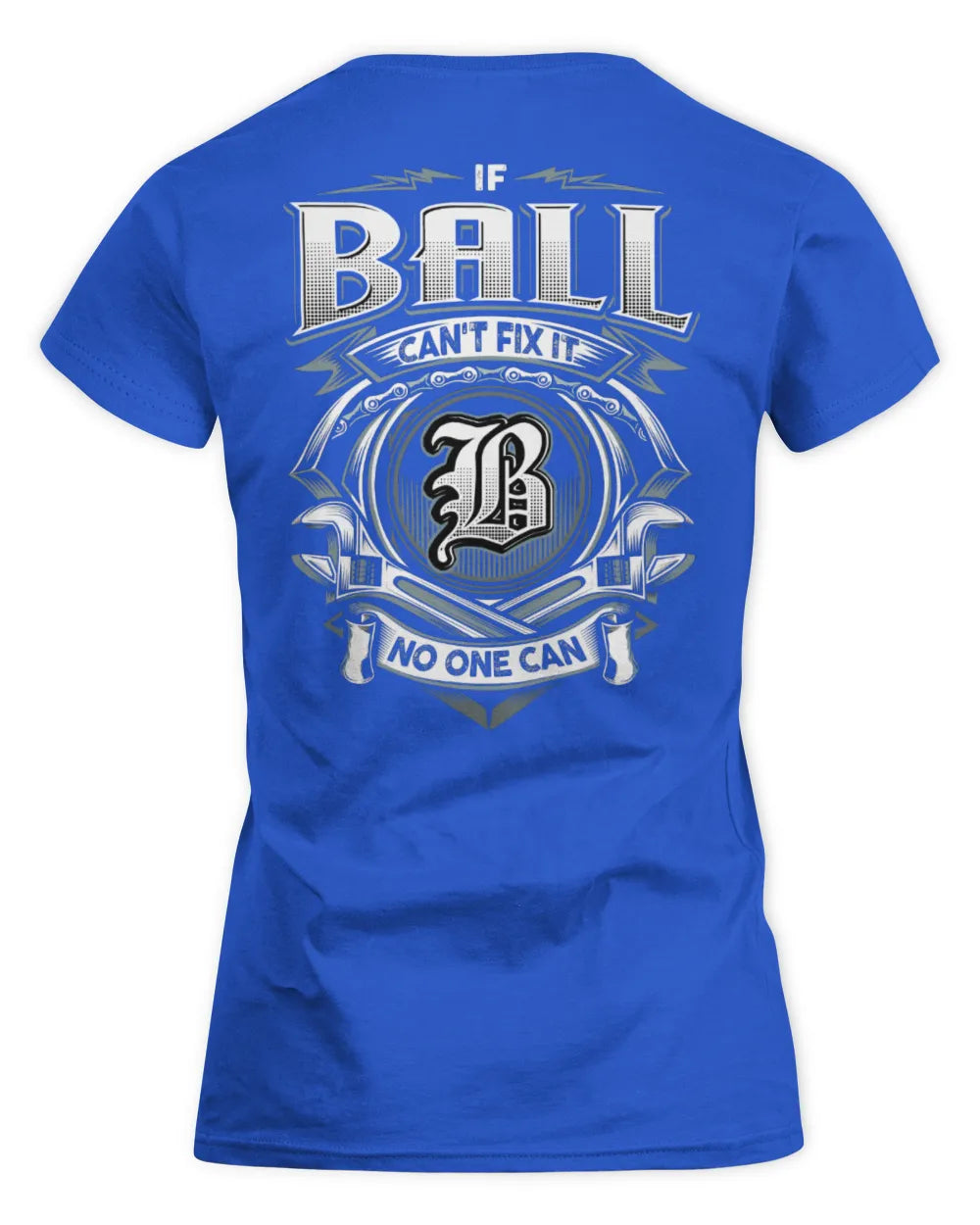 BALL AP81-K4-626 - Personalized Ahmed Quote Apparel “If Ahmed Can't Fix It, No One Can” - Women's Standard T-Shirt - Royal