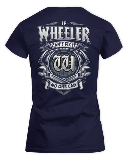 WHEELER AP81-K4-626 - Personalized Ahmed Quote Apparel “If Ahmed Can't Fix It, No One Can” - Women's Standard T-Shirt - Navy