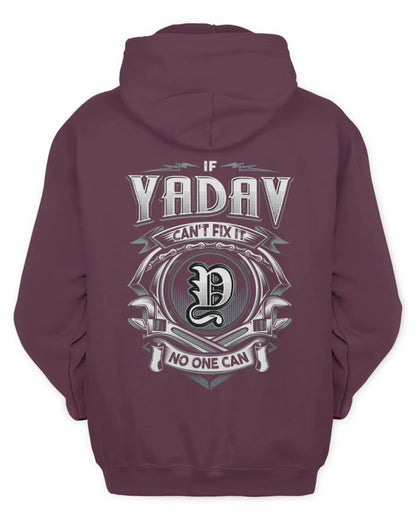 YADAV AP81-K4-626 - Personalized Ahmed Quote Apparel “If Ahmed Can't Fix It, No One Can” - Unisex Hoodie - Maroon