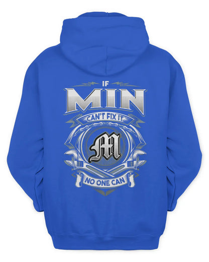 MIN AP81-K4-626 - Personalized Ahmed Quote Apparel “If Ahmed Can't Fix It, No One Can” - Unisex Hoodie - Royal