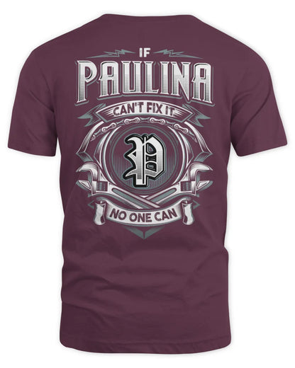 PAULINA AP81-K4-626 - Personalized Ahmed Quote Apparel “If Ahmed Can't Fix It, No One Can” - Unisex Standard T-Shirt - Maroon