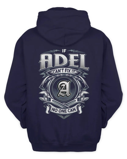 ADEL AP81-K4-626 - Personalized Ahmed Quote Apparel “If Ahmed Can't Fix It, No One Can” - Unisex Hoodie - Navy