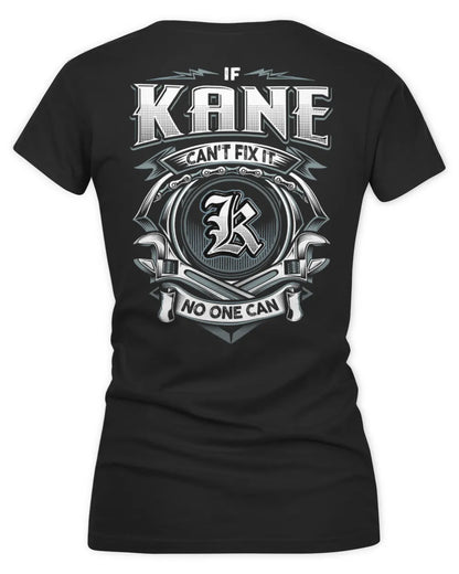 KANE AP81-K4-626 - Personalized Ahmed Quote Apparel “If Ahmed Can't Fix It, No One Can” - Women's V-Neck T-Shirt - Black