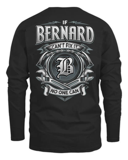 BERNARD AP81-K4-626 - Personalized Ahmed Quote Apparel “If Ahmed Can't Fix It, No One Can” - Men's Long Sleeved T-Shirt - Black