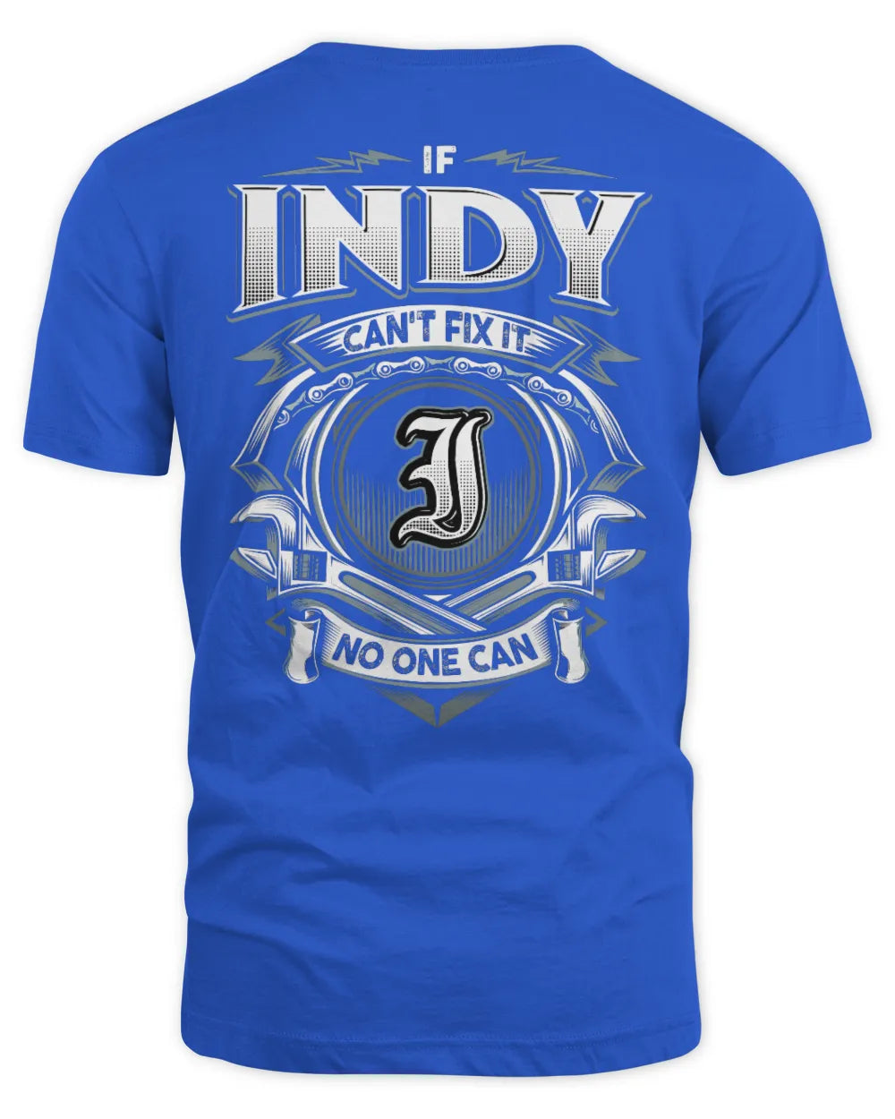 INDY AP81-K4-626 - Personalized Ahmed Quote Apparel “If Ahmed Can't Fix It, No One Can” - Unisex Standard T-Shirt - Royal