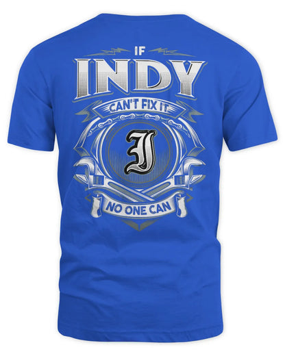 INDY AP81-K4-626 - Personalized Ahmed Quote Apparel “If Ahmed Can't Fix It, No One Can” - Unisex Standard T-Shirt - Royal