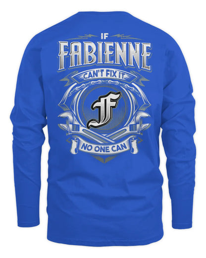 FABIENNE AP81-K4-626 - Personalized Ahmed Quote Apparel “If Ahmed Can't Fix It, No One Can” - Men's Long Sleeved T-Shirt - Royal