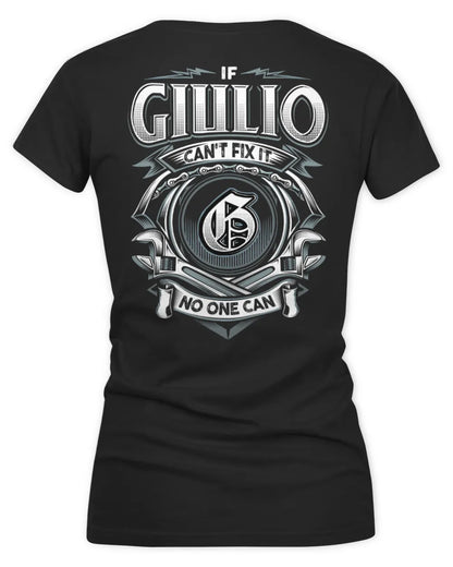 GIULIO AP81-K4-626 - Personalized Ahmed Quote Apparel “If Ahmed Can't Fix It, No One Can” - Women's V-Neck T-Shirt - Black