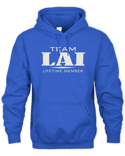 LAI BL62-K4-128 - Personalized “Team NAME Lifetime Member” - Unisex Hoodie - Royal