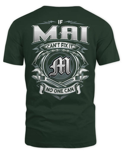 MAI AP81-K4-626 - Personalized Ahmed Quote Apparel “If Ahmed Can't Fix It, No One Can” - Unisex Standard T-Shirt - Forest Green