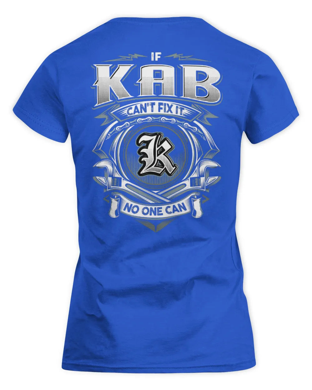 KAB AP81-K4-626 - Personalized Ahmed Quote Apparel “If Ahmed Can't Fix It, No One Can” - Women's Standard T-Shirt - Royal