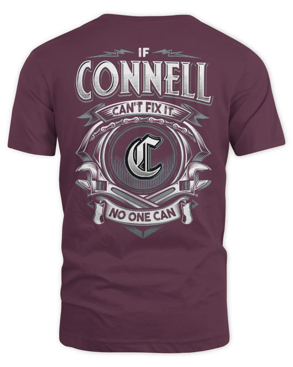 CONNELL AP81-K4-626 - Personalized Ahmed Quote Apparel “If Ahmed Can't Fix It, No One Can” - Unisex Standard T-Shirt - Maroon