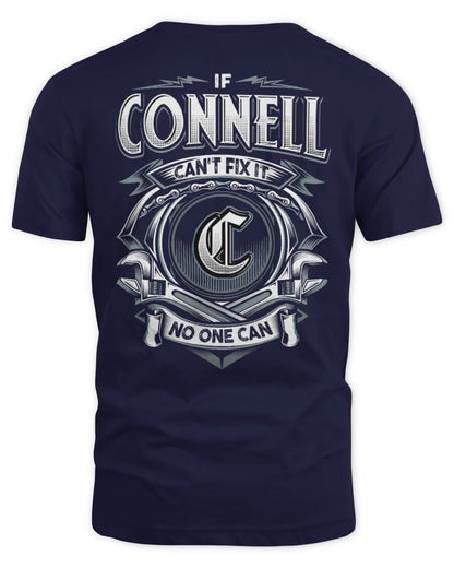 CONNELL AP81-K4-626 - Personalized Ahmed Quote Apparel “If Ahmed Can't Fix It, No One Can” - Unisex Standard T-Shirt - Navy