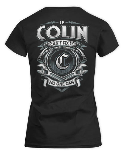 COLIN AP81-K4-626 - Personalized Ahmed Quote Apparel “If Ahmed Can't Fix It, No One Can” - Women's Standard T-Shirt - Black