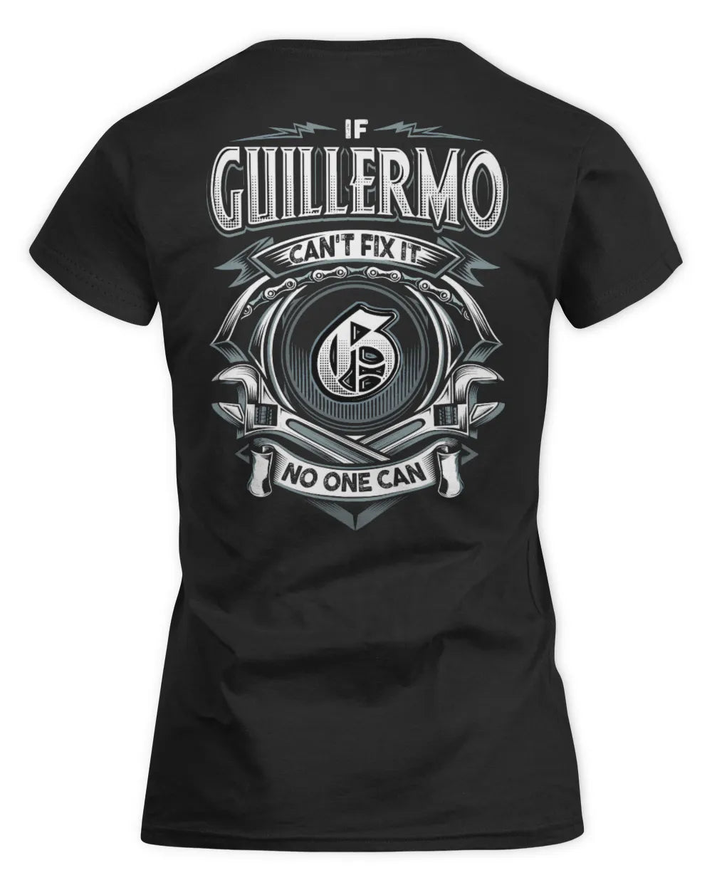 GUILLERMO AP81-K4-626 - Personalized Ahmed Quote Apparel “If Ahmed Can't Fix It, No One Can” - Women's Standard T-Shirt - Black