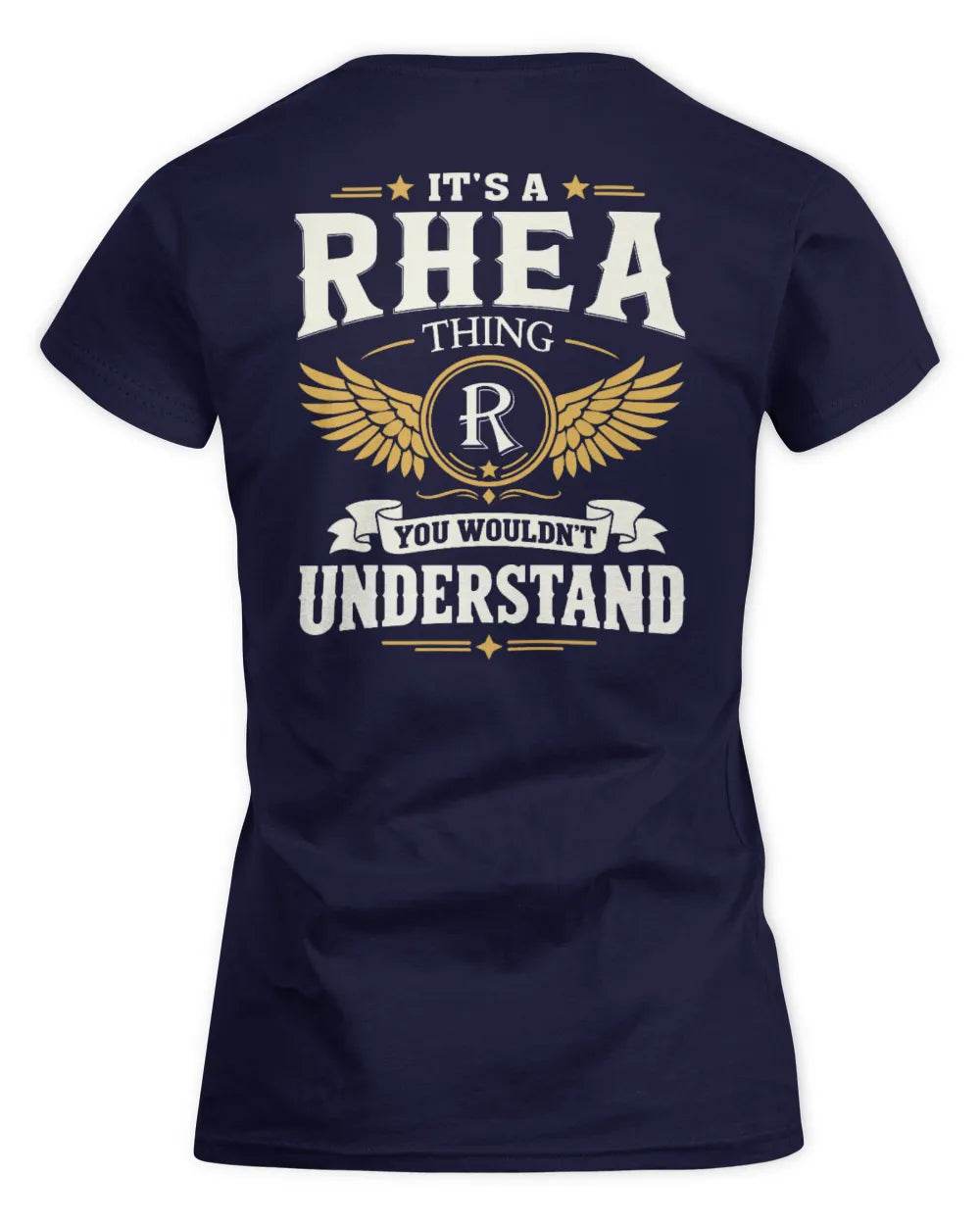 RHEA KT06-M008 It’s a [NAME] Thing – You Wouldn’t Understand | Personalized Vintage T-Shirt - Women's Standard T-Shirt - Navy