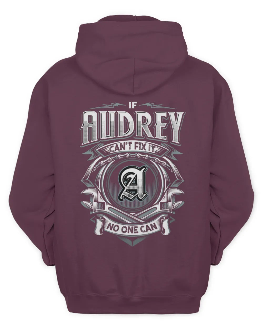 AUDREY AP81-K4-626 - Personalized Ahmed Quote Apparel “If Ahmed Can't Fix It, No One Can” - Unisex Hoodie - Maroon