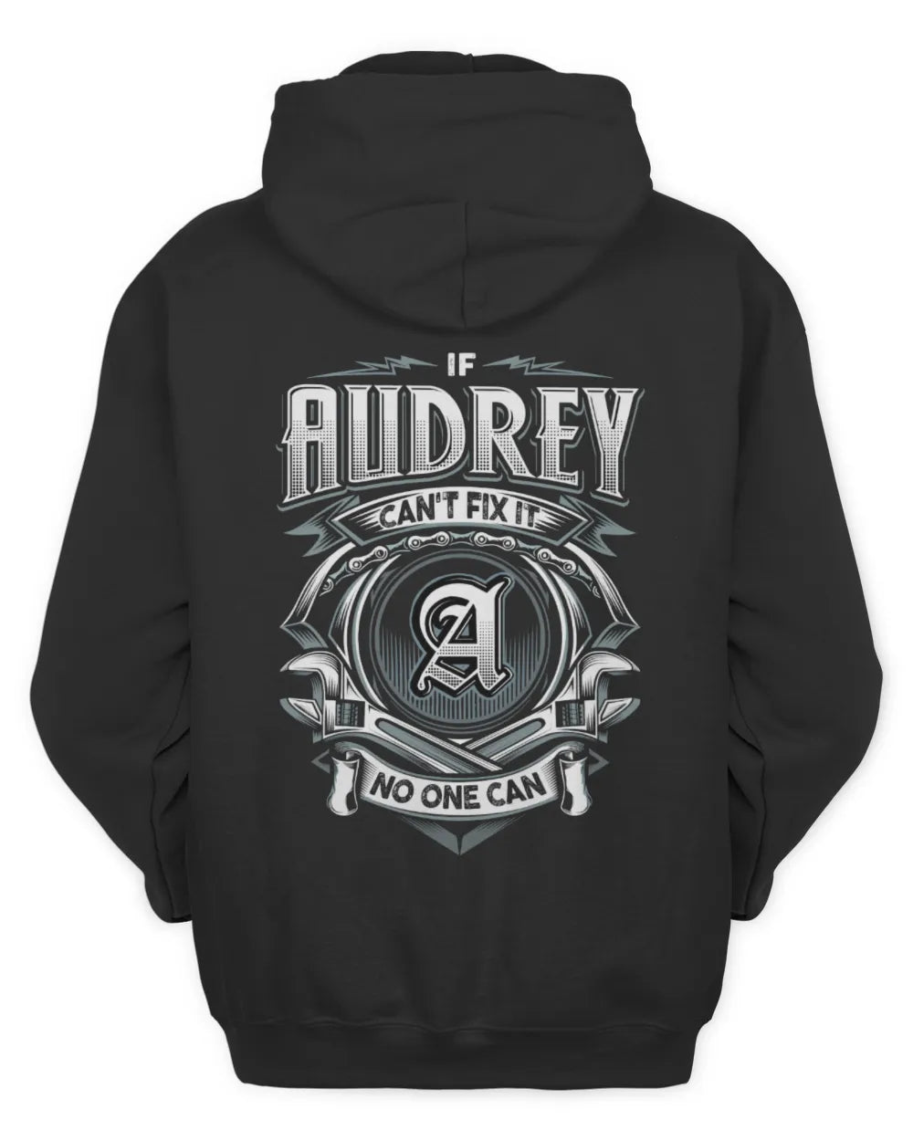 AUDREY AP81-K4-626 - Personalized Ahmed Quote Apparel “If Ahmed Can't Fix It, No One Can” - Unisex Hoodie - Black