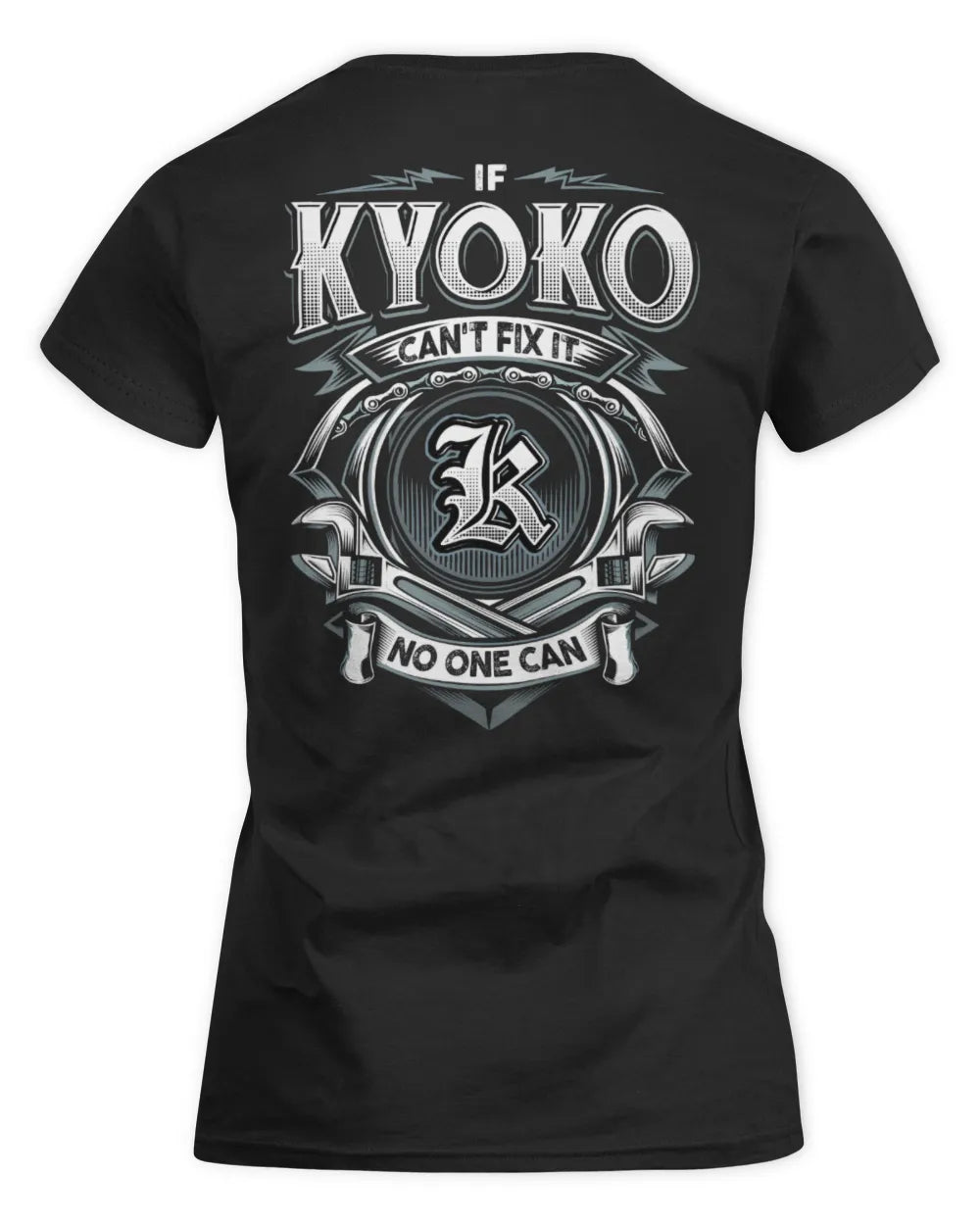 KYOKO AP81-K4-626 - Personalized Ahmed Quote Apparel “If Ahmed Can't Fix It, No One Can” - Women's Standard T-Shirt - Black