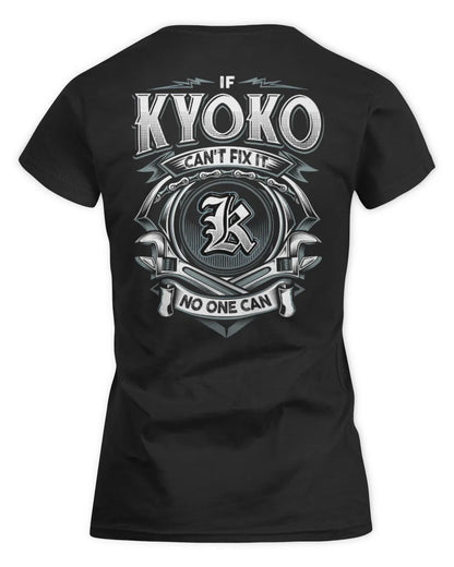 KYOKO AP81-K4-626 - Personalized Ahmed Quote Apparel “If Ahmed Can't Fix It, No One Can” - Women's Standard T-Shirt - Black