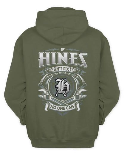 HINES AP81-K4-626 - Personalized Ahmed Quote Apparel “If Ahmed Can't Fix It, No One Can” - Unisex Hoodie - Military Green