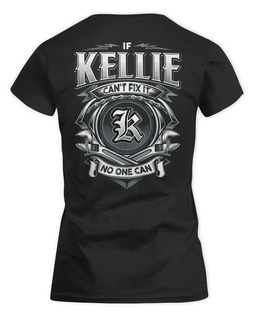KELLIE AP81-K4-626 - Personalized Ahmed Quote Apparel “If Ahmed Can't Fix It, No One Can” - Women's Standard T-Shirt - Black