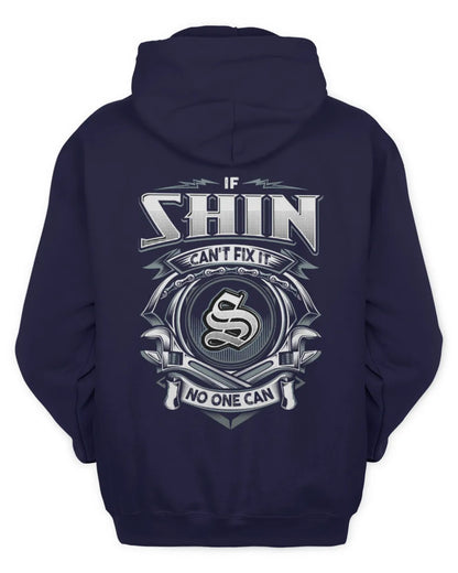 SHIN AP81-K4-626 - Personalized Ahmed Quote Apparel “If Ahmed Can't Fix It, No One Can” - Unisex Hoodie - Navy