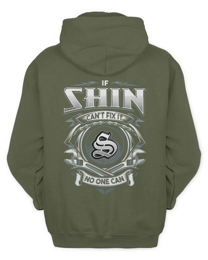 SHIN AP81-K4-626 - Personalized Ahmed Quote Apparel “If Ahmed Can't Fix It, No One Can” - Unisex Hoodie - Military Green